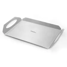 Bandeja Para Servir Café E Chá Em Inox Escovado Foto mini 1