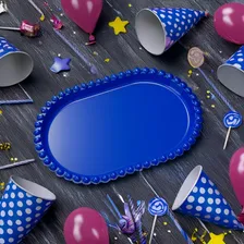 Bandeja Perola 20x13cm Alegra Bolo Doces Festa Decoração Cor Vermelho Foto mini 2