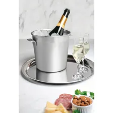 Bandeja Redonda Aco Inox Service Tramontina 40cm Foto mini 3