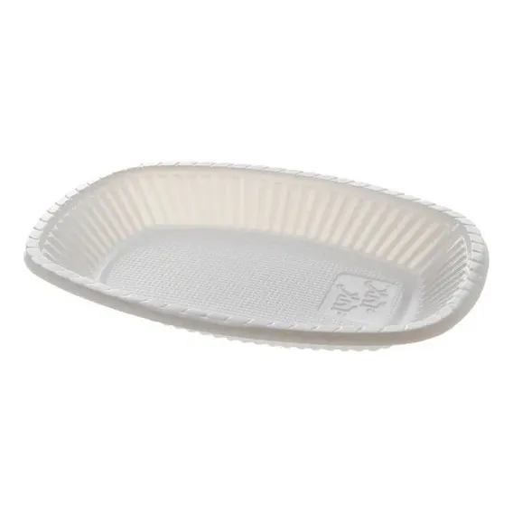 Bandeja Travessa - 18cm - Branca - Com 10 Unidades Foto 1
