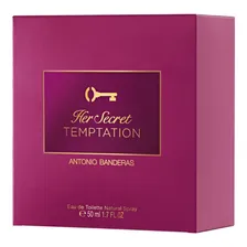 Banderas Her Secret Temptation EDT 50ml para feminino Foto mini 3