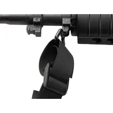Bandoleira 2 Pontas Cia Militar Cm0061 Airsoft P/ Rifle Cor Preto Foto mini 4