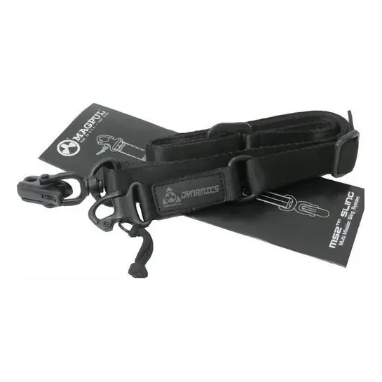 Bandoleira Tática Bandoleira Magpul Ms2 Feita De Nylon 1000d Preto Com 2 Pontos Foto 1