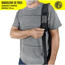 Bandoleira Tática Militar Carabina Rifle Airsoft Paintball Cor Preto Rossi Foto mini 3