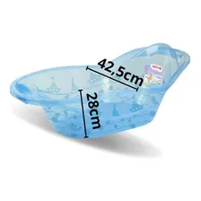 Banheira Banho Infantil Estampada Azul 23 Litros Jaguar Foto mini  2