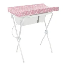 Banheira Com Trocador Tutti Baby Floripa Essencial - Rosa Foto mini 1