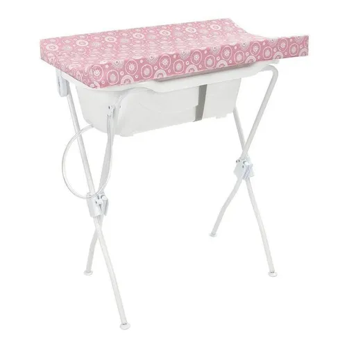 Banheira Com Trocador Tutti Baby Floripa Essencial - Rosa Foto 1