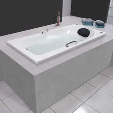 Banheira De Hidromassagem 170cmx80cmx43cm 4 Jatos Jc Foto mini 4