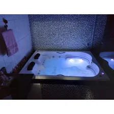 Banheira Dupla Porto Banheiras Luxo Cor Branco 220V Foto mini 4