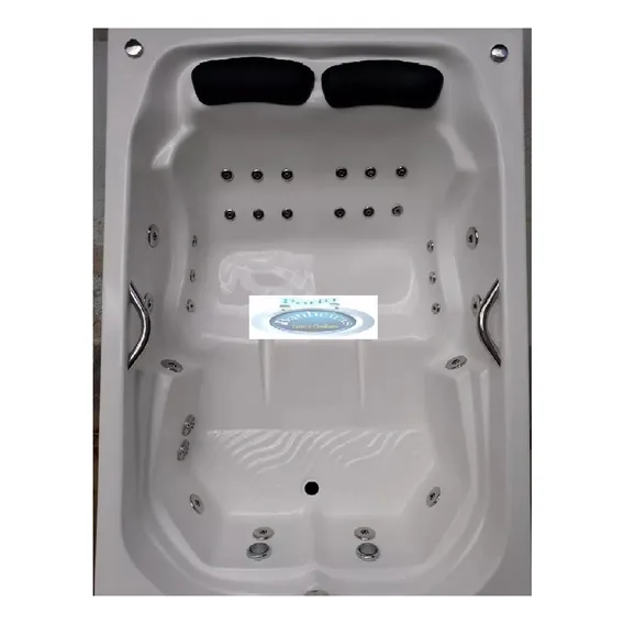 Banheira Dupla Porto Banheiras Luxo Cor Branco 220V Foto 1