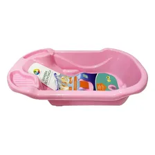 Banheira Ergonômica Safety & Comfort Rosa Bebê - Tutti Baby Liso Foto  mini 1