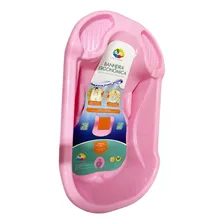 Banheira Ergonômica Safety & Comfort Rosa Bebê - Tutti Baby Liso Foto mini  2