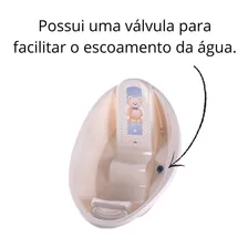 Banheira Ergonomica Infantil Rosa Azul 24 Litros PlasĂștil Cor Azul Urso Foto mini 4