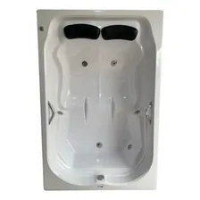 Banheira Grécia JP Banheiras Dupla 1.80 m x 1.20 m Com Hidro e Aquecedor 220V Foto mini 1