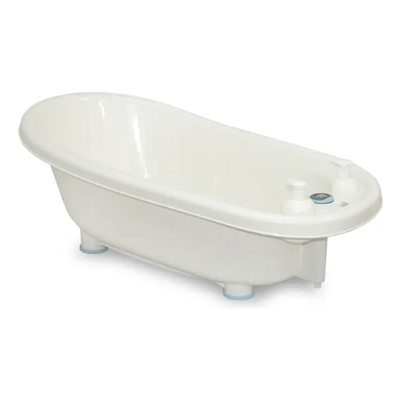 Banheira Infantil Bebê Spa Redutor Termômetro Baby Style Cor Azul Foto 1
