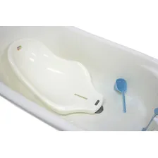 Banheira Infantil Bebê Spa Redutor Termômetro Baby Style Cor Azul Foto mini 4