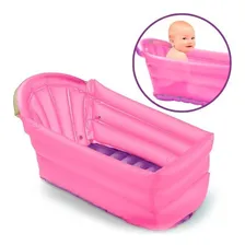 Banheira Inflável Bath Buddy Rosa - Multikids Baby Foto mini 2