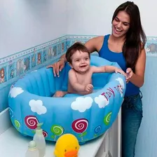 Banheira InflĂĄvel De BebĂȘ Azul - Mor Foto mini 2