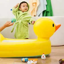 Banheira Inflável Pato Munchkin Para Bebê + 6 Meses Cor Amarelo Foto mini  2