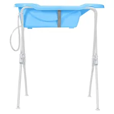 Banheira Para Bebê Com Suporte Ergonômica Tutti Baby - Azul Foto mini 3