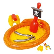 Banheira Piscina Infantil Navio Pirata Inflável 200L Mor Foto  mini 1