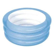 Banheira Piscina Inflável Azul Infantil 80 Litros Mor Foto mini 1