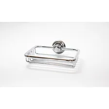 Banheiro Saboneteira Aramada Metal Inox Qualidade Un Cor Prateado Foto mini 3