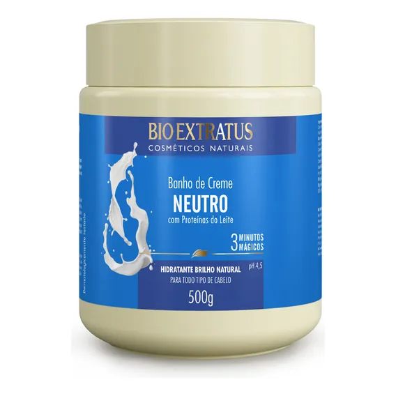 Banho De Creme Bio Extratus Neutro Proteínas Do Leite 500g Foto 1