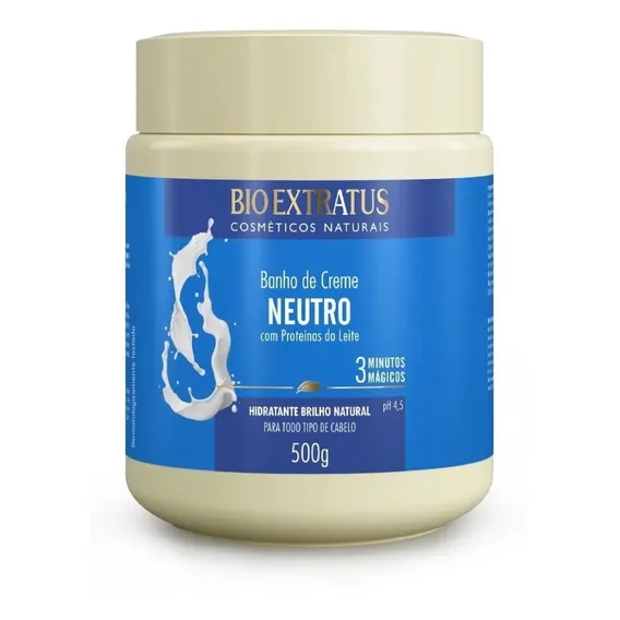 Banho De Creme Bio Extratus Neutro Proteínas Do Leite 500g Foto 1