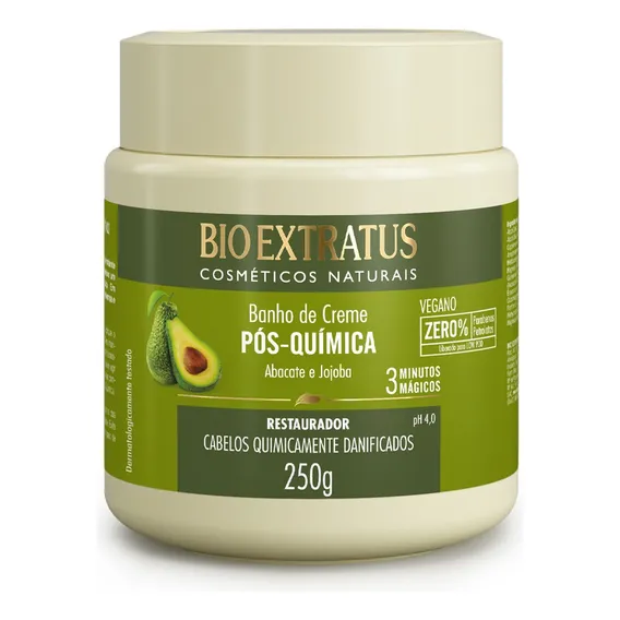 Banho De Creme Bio Extratus Pós Química Restaurador 250g Foto 1