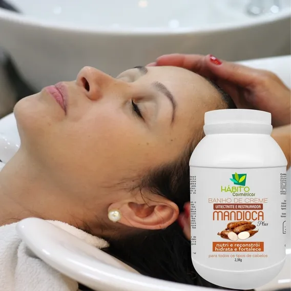 Banho De Creme Hábito Cosméticos Máscara Mandioca 2,3 Kg Foto 1