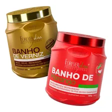 Banho De Morango E Banho De Verniz Forever Liss 1kg Foto mini 1