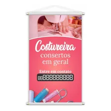 Banner Costureira Consertos Em Geral Contato Grande Foto mini 1