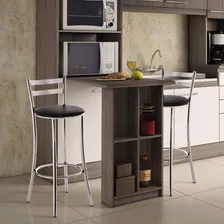 Banqueta Alta Aço Unimóvel Cromado Fhwt Foto mini  2