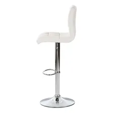 Banqueta Alta Fitz Branca Cor Branco Foto mini 4