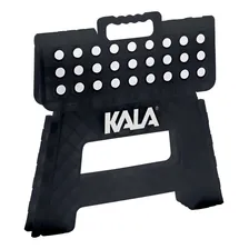 Banqueta Banquinho Escada 1 Degrau 22cm Até 150kg Preto Kala Acabamento Da Estrutura Plastico Foto mini 2