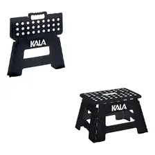Banqueta Banquinho Escada 1 Degrau 22cm Até 150kg Preto Kala Acabamento Da Estrutura Plastico Foto mini 3