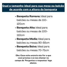 Banqueta Cromada Alta Cozinha Mesa Bistr么 Assento Branco Foto mini 4
