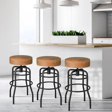 Banqueta De A莽o Girat贸ria Paris Compoarte Foto mini 4