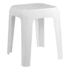 Banqueta De Plástico Bf3 41cmx30cm Astra Branco Jd Foto mini 1
