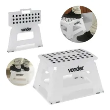 Banqueta Dobrável De Plástico Capacidade 150 Kg Vonder Foto mini 4