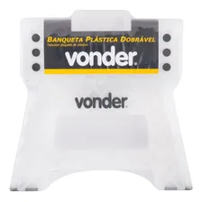 Banqueta Dobrável De Plástico Capacidade 150 Kg Vonder Foto mini 3
