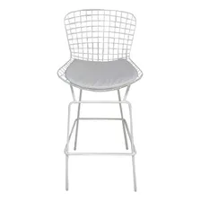 Banqueta Figueres Bertoia Branca Foto mini  2