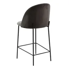 Banqueta Fixa Margaret Cinza Foto mini 4