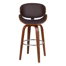 Banqueta Girat贸ria Helmond Marrom Foto mini 1