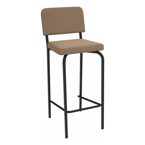 Banqueta Kappesberg 1b712prf 69,5cm Cor Preto Fosco/capuccino Foto 1