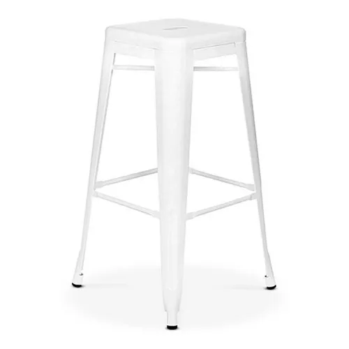 Banqueta Tolix 76 Cm Iron Design Magazine Decor Cor Branca Banqueta Tolix Iron Foto 1