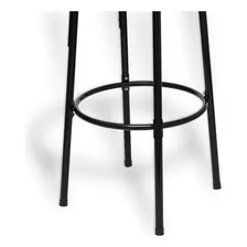 Banquetas Assento Estofado Confortável Encosto Resistente Aço Moderna Foto mini  2