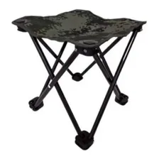 Banquinho Banqueta Dobrável Pesca Camping Praia Camuflada Cor Camuflado Foto mini 2