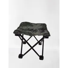 Banquinho Banqueta Dobrável Pesca Camping Praia Camuflada Cor Camuflado Foto mini 3